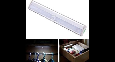 LED Kastverlichting Sensorlamp - Draadloos - Met Automatische sensor - 16cm - Bewegingssensor - Cabinet Lights - Motion Sensor - Werkt op Batterijen - Indoor Motion