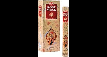 HEM Wierook - Rose Musk - Slof (6 pakjes/120 stokjes)