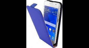 Mobiparts - blauwe premium flipcase - Samsung Galaxy Core 2