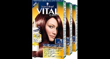 Vital Colors 76 Mahonie - 3 st - voordeelverpakking