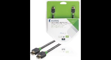 König High Speed HDMI-kabel met Ethernet HDMI-connector - HDMI-connector 7,50 m grijs