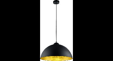 TRIO ROMINO II - Hanglamp - Zwart mat - excl. 1x E27 60W
