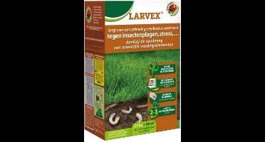 Larvex tegen engerlingen en emelten, 80m2 2.5KG ( de goedkoopste)