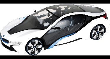 Bmw I8 - RC - Raceauto - 1:18 - Zwart/Wit