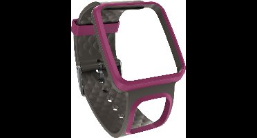 TomTom comfortabele horlogeband (slank) - donkerroze