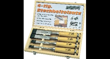 Brüder Mannesmann 66104 4-delige Beitelset - 8-26mm