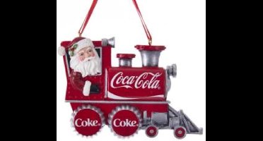 Santa Coke Train Resin 2.5 Inch