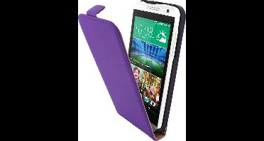 Mobiparts - paarse premium flipcase voor de HTC Desire 610