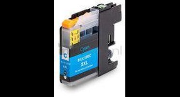FLWR - Inktcartridge / LC-12EC / Cyaan - Geschikt voor Brother