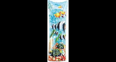 Intex Luchtbed Vissen 183 X 69 Cm Blauw