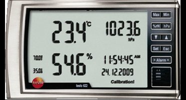 TES ruimte-opnemer rv/temp 622, meetbereik bovenwaarde (vocht) 100%