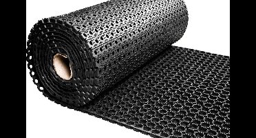 Rubber ringmat op rol - Dikte 22 mm - Breedte 100 cm - per strekkende meter