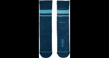 XPooos Essential Bamboo Sokken Blue Melange 67003, Maat 39/42