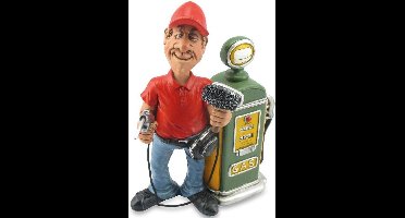 Beroepen beeldje benzinepomp bediende Warren Stratford