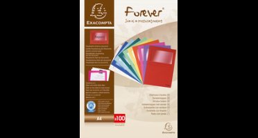 Insteekmap L Model Exacompta Venster Karton Donkergroen