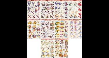 10x 3DA4 Knipvellen - Voor elk wat wils - Maak prachtige kaarten en scrapbook