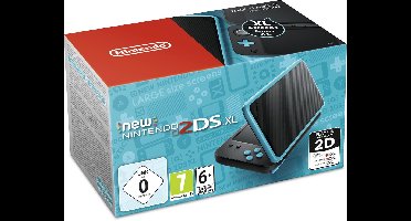 New Nintendo 2DS XL Console - Zwart/Turquoise
