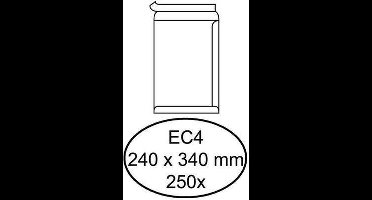 Akte Envelop 230x350mm ZK 90gram Bruin