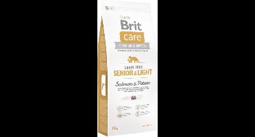 BRIT care hypo allergeen senior&light graanvrij 12 kg + 1 kg gratis