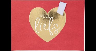 Depesche - Wenskaart "Gewoon Mooi" met de tekst "Veel liefs" - mot. 028