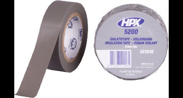 PVC isolatietape - grijs 19mm x 10m