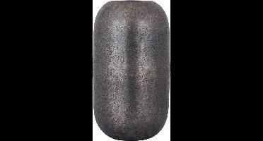 PTMD Yourne Bloempot - 16 x 16 x 29 cm - Aluminium - Zilver