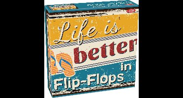 Tactic Flip Flops – Puzzel – 1000 stukjes – Speelse Tekstpuzzel – Rustgevend Ontwerp – Hoogwaardige Scandinavische Kwaliteit