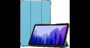 Hoesje geschikt voor Nokia T20 hoes boekcase Licht Blauw - Hoesje geschikt voor Nokia T20 hoesje cover smart hoes - hoes Hoesje geschikt voor Nokia T20 Kunstleer - Hoesje geschikt voor Nokia T20 case - T20 Trifold smart Cover