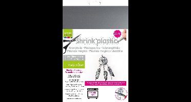 Vaessen Creative Krimpfolie A4 Zilver 25stuks