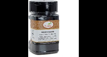 Tuana Kruiden - Nigellazaad (zwarte Komijnzaad) Nigella Sativa - Bakje 70 Gram - Tuanashop - KP0186