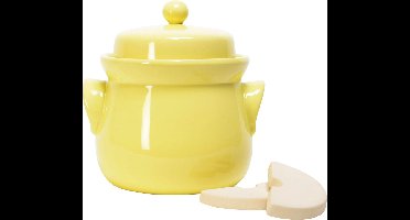 Mini inmaakpot bol geel 1 liter