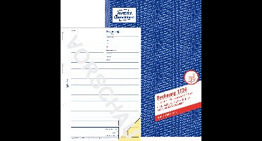 AVERIE Doel Formulier Boek 'Factuur', SD, 2 x 40 vellen