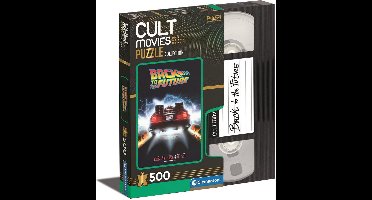 Clementoni - Puzzel - 500 Stukjes - Cult Movies - Back to the Future - Puzzel Voor Volwassenen