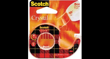 Scotch® Crystal Clear Tape, Navulbare Dispenser, 19 mm x 7,5 m
