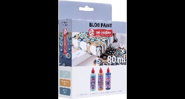 Art creation Blob paint set mint