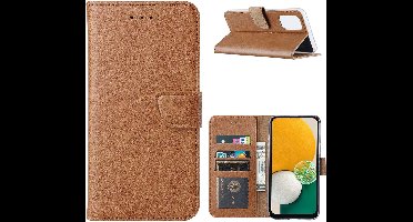 Hoesje Geschikt voor Xiaomi 12 Pro Bookcase Hoesje Bruin – Hoesje Geschikt voor Xiaomi 12 Pro hoesje – Hoesje Geschikt voor Xiaomi 12 Pro Bookcase - Ntech