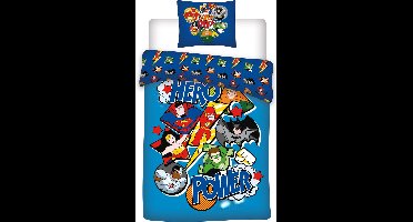 Dc Comics Dekbedovertrek Super Friends 140 x 200 cm - 65 x 65 cm - katoen