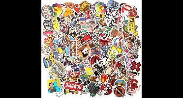 TDR - 200 stuks - hoogwaardige kwaliteit graffitistickers - waterdicht en weerbestendig - voor laptops, koffers, koelkasten, kleerkasten - waterdicht en weerbestendig.