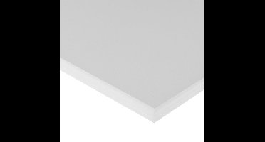 Kangaro foamboard - 50 x 70cm - 10mm - wit - doos van 10 stuks - K-0071-005