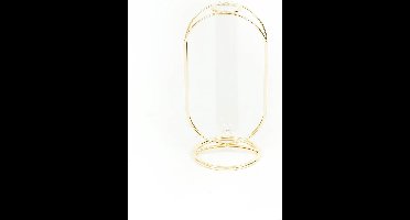 Housevitamin Goud Metalen Vaasje-Ovaal- 9.5x21,5cm