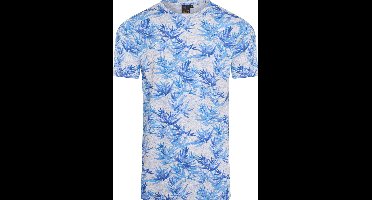 Mario Russo T-shirt - Bloemenpatroon - Zomershirt - L