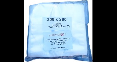 Marmelot Vacuumzakken   20x20 cm 50 stuk met Microstructuur voor alle Merken Vacuum Sealers