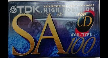 TDK SA 100 Cassettebandje