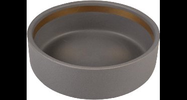 Duvo+ Voer/Waterbak Hush Grijs - Kattenvoerbak - 12.7x12.7x4.5 cm