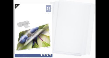 Kangaro lamineerhoes - A3 - 80 micron - glanzend - 100 stuks - K-16010