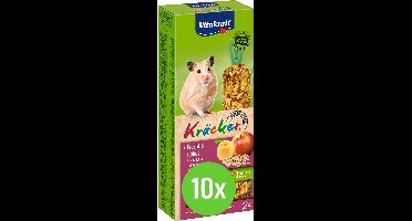 10x Vitakraft Hamsterkracker Fruit/Flakes 2in1