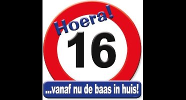 Huldeschild - 16 jaar