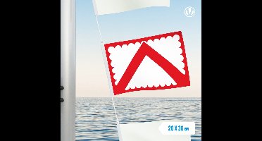 Vlaggetje Kortrijk 20x30cm