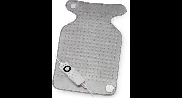 Tomado THP0603G - Elektrisch warmtekussen - 60 x 40 cm - Geschikt voor nek, schouders en rug - Grijs