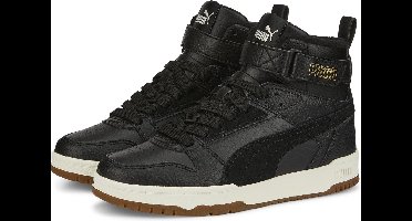 PUMA RBD Game WTR Jr Unisex Sneakers - Puma Black-Puma Black-Puma Team Gold - Maat 38.5